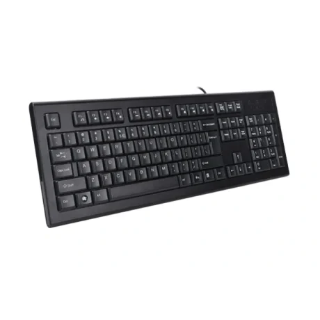 TASTATURA A4TECH, &quot;KR85&quot;, cu fir, 104 taste format standard, USB, negru, &quot;KR-85-USB&quot; (include TV 0.8lei)
