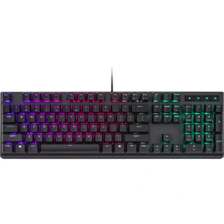 TASTATURA COOLER MASTER - gaming, &quot;MasterKeys MK750&quot;, cu fir, 108 taste, format standard , mecanica, switch Cherry MX Speed, USB, negru, &quot;MK-750-GKCR2-US&quot; (include TV 0.8lei)
