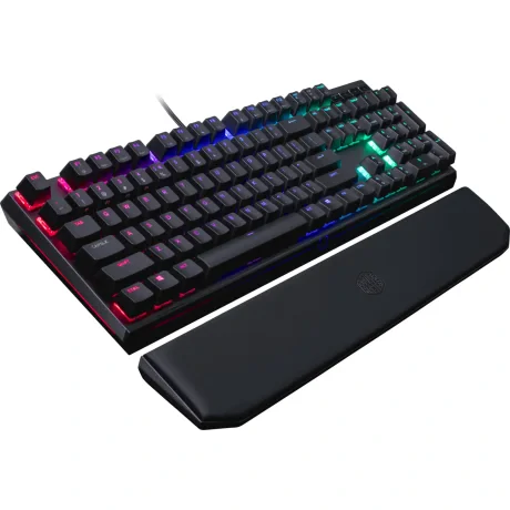 TASTATURA COOLER MASTER - gaming, &quot;MasterKeys MK750&quot;, cu fir, 108 taste, format standard , mecanica, switch Cherry MX Speed, USB, negru, &quot;MK-750-GKCR2-US&quot; (include TV 0.8lei)