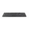 TASTATURA GEMBIRD USB, 104 taste, caractere rusesti, black, &quot;KB-U-103-RU&quot;  (include TV 0.75 lei)