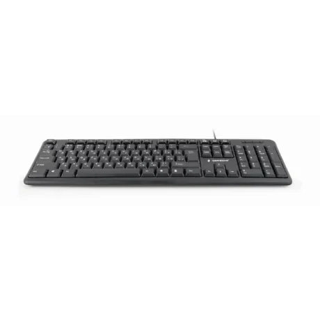 TASTATURA GEMBIRD USB, 104 taste, caractere rusesti, black, &quot;KB-U-103-RU&quot;  (include TV 0.75 lei)