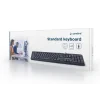 TASTATURA GEMBIRD USB, 104 taste, caractere rusesti, black, &quot;KB-U-103-RU&quot;  (include TV 0.75 lei)