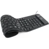 TASTATURA GEMBIRD USB, 109 taste, silicon, flexibila, water-proof, dust-proof, black, &quot;KB-109F-B&quot;  (include TV 0.8lei)