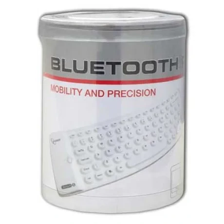 TASTATURA GEMBIRD, wireless, 81 taste format TKL (fara keypad), Bluetooth, alb, &quot;KB-BTF1-W-US&quot; (include TV 0.8lei)