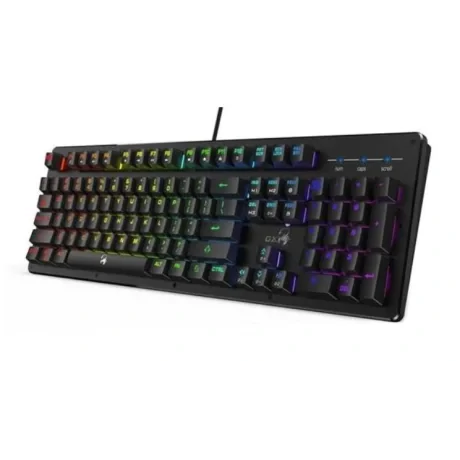 TASTATURA GENIUS gaming USB, multimedia, 104 taste (dintre care 12 au si fct. multimedia), 19 taste anti-ghosting, iluminare 7 culori, black, &quot;Scorpion K8&quot; &quot;31310001400&quot;  (include TV 0.8lei)