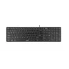 TASTATURA GENIUS USB, 104 taste (chocolate style), black, &quot;SlimStar 126&quot; &quot;31310017400&quot;  (include TV 0.8lei)
