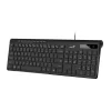 TASTATURA GENIUS USB, 104 taste (chocolate style), black, &quot;SLIMSTAR 230II&quot; &quot;31310048400&quot;  (include TV 0.8lei)