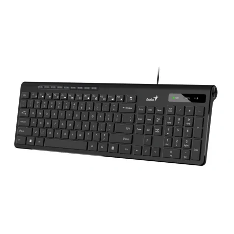 TASTATURA GENIUS USB, 104 taste (chocolate style), black, &quot;SLIMSTAR 230II&quot; &quot;31310048400&quot;  (include TV 0.8lei)