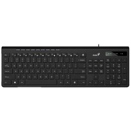 TASTATURA GENIUS USB, 104 taste (chocolate style), black, &quot;SLIMSTAR 230II&quot; &quot;31310048400&quot;  (include TV 0.8lei)