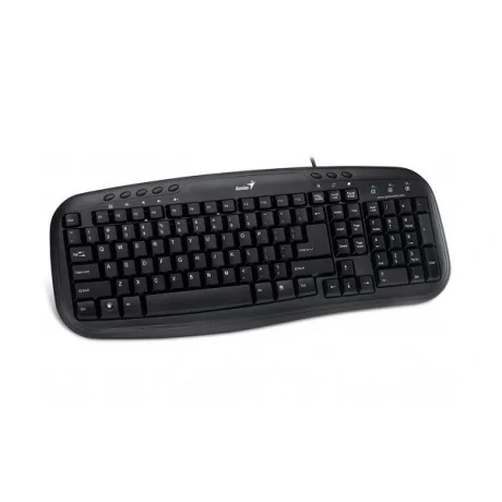TASTATURA GENIUS USB, multimedia, 104 taste + 12 taste multimedia (chocolate style), black, "SlimStar M200" "31310019400"  (include TV 0.8lei)