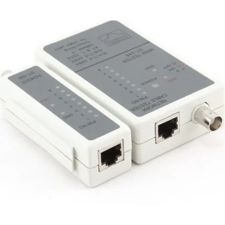 TESTER CABLU RETEA GEMBIRD pt. cablu UTP, FTP si coaxial, "NCT-1" (include TV 0.8lei)