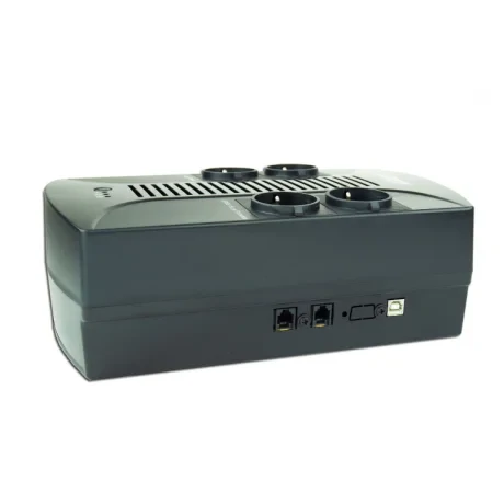 UPS GEMBIRD, Line Int. , brick, 850VA/510W, AVR, Schuko x 4, 1 x baterie 12V/8Ah, LED, back-up 1 - 10 min., &quot;EG-UPS-002&quot;, (include TV 10lei)