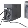 UPS GEMBIRD, Line Int. cu management, mini tower, 2000VA/1200W, AVR, IEC x 3/ Schuko x 2, 2 x baterie 12V/9Ah, display LCD, back-up 1 - 10 min., &quot;EG-UPS-035&quot;, (include TV 10lei)
