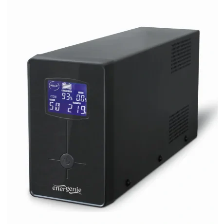 UPS GEMBIRD, Line Int. cu management, mini tower, 3000VA/1800W, AVR, IEC x 3/ Schuko x 3, 4 x baterie 12V/7Ah, display LCD, back-up 1 - 10 min., &quot;EG-UPS-036&quot;, (include TV 10lei)