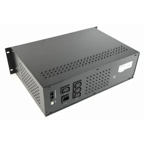 UPS GEMBIRD, Line Int. cu management, rack, 1500VA/900W, AVR, IEC x 4, 2 x baterie 12V/8Ah, display LCD, back-up 1 - 10 min., &quot;UPS-RACK-1500&quot;, (include TV 10lei)