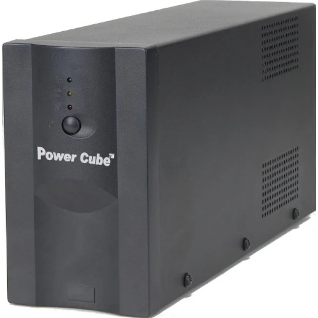 UPS GEMBIRD Line Interactive,   650VA/ 390W, AVR, 2 x socket IEC, indicatie status cu LED, 1 baterie 12V/7Ah, Backup: pana la 8 - 20 min., incarcare: pana la 12h, &quot;UPS-PC-652A&quot;i) (include TV 3.5lei)