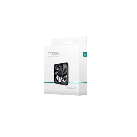 VENTILATOR  DeepCool, PC, 120x120x25 mm, "TF120S BLACK", 1500rpm, control PWM, fara LED, 1 ventilator, 4-pin PWM, negru, "DP-GS-H12FDB-TF120S-BK"