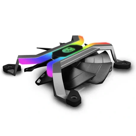 VENTILATOR DEEPCOOL PC MF 120S, 120x120x25 mm, ADD RGB LED, Hydro Bearing, 3 buc. in pachet, 5-port RGB hub "MF 120S"