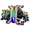VENTILATOR DEEPCOOL PC MF 120S, 120x120x25 mm, ADD RGB LED, Hydro Bearing, 3 buc. in pachet, 5-port RGB hub "MF 120S"