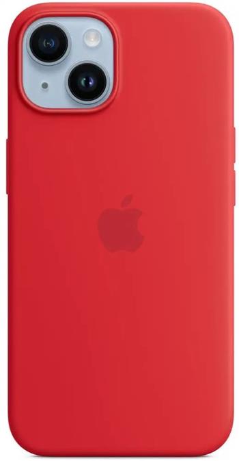 Husa din silicon Apple incl. Magsafe pentru iPhone 14 Red thumb