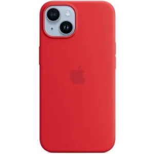 Husa din silicon Apple incl. Magsafe pentru iPhone 14 Red