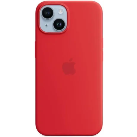 Husa din silicon Apple incl. Magsafe pentru iPhone 14 Red