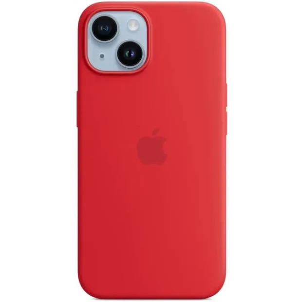 Husa din silicon Apple incl. Magsafe pentru iPhone 14 Red