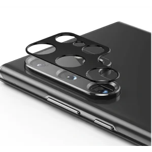 Folie Protectie Sticla Camera Mobico pentru Samsung Galaxy S23 Ultra Negru