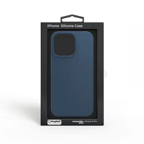 Husa Cover Silicon MagSafe Next One pentru iPhone 13 Pro Max IPH6.7-2021-MAGSAFE-BLUE Albastru