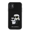 Husa  Karl Lagerfeld PU Saffiano Karl and Choupette NFT pentru iPhone 11 Negru