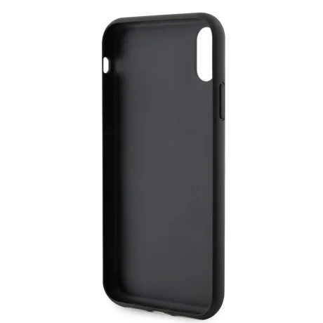 Husa Karl Lagerfeld PU Saffiano Karl si Choupette NFT pentru iPhone XR Negru