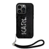 Husa spate reversibila cu paiete Karl Lagerfeld pentru iPhone 13 Pro negru/argintiu