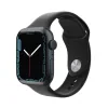 Curea Ceas Silicon Next One pentru Apple Watch 42/44/45 mm AW-4244-LTHR-BLK Negru
