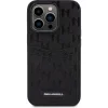 Husa Karl Lagerfeld Saffiano Monogram Card Slot Case pentru iPhoneiPhone 13 Pro Max Negru