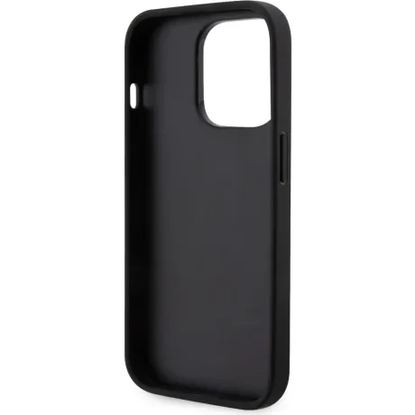 Husa Karl Lagerfeld Saffiano Monogram Card Slot Case pentru iPhoneiPhone 13 Pro Max Negru