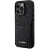 Husa Karl Lagerfeld Saffiano Monogram Card Slot Case pentru iPhoneiPhone 13 Pro Max Negru