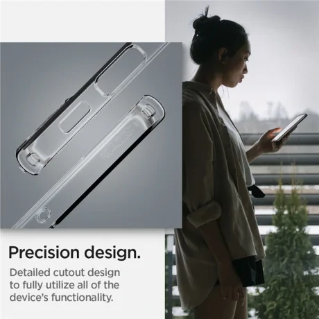Husa Spate Spigen Liquid Crystal pentru Samsung Galaxy S22 Plus Clear