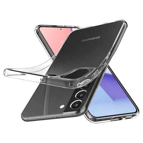 Husa Spate Spigen Liquid Crystal pentru Samsung Galaxy S22 Plus Clear