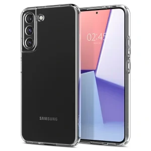 Husa Spate Spigen Liquid Crystal pentru Samsung Galaxy S22 Plus Clear