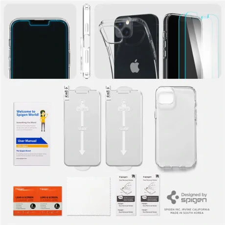 Husa Spigen Crystal Pack, transparenta  - pentru  iPhone 14 Plus