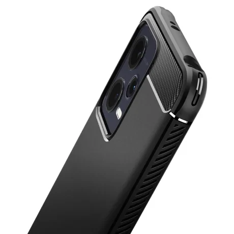 Husa Spigen Rugged Armor, pentru  Xiaomi Redmi Note 12 5G/ POCO X5 5G -Negru