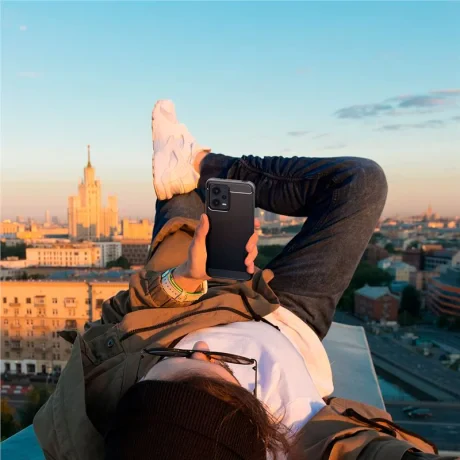 Husa Spigen Rugged Armor, pentru  Xiaomi Redmi Note 12 5G/ POCO X5 5G -Negru