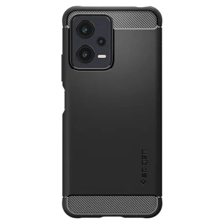 Husa Spigen Rugged Armor, pentru  Xiaomi Redmi Note 12 5G/ POCO X5 5G -Negru