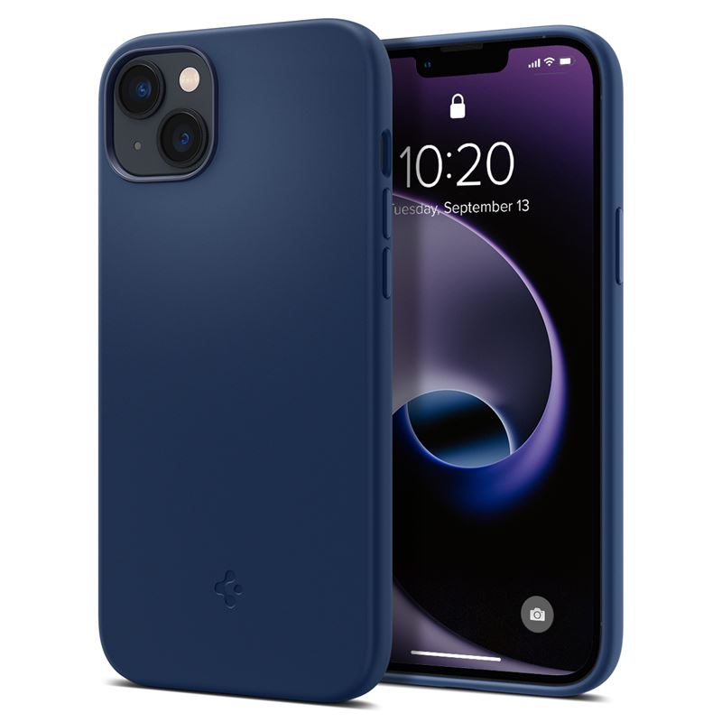 Husa Spigen Silicone Fit MagSafe pentru iPhone 14 Plus Albastru thumb