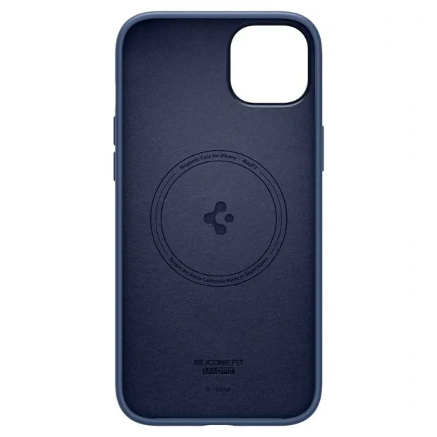 Husa Spigen Silicone Fit MagSafe pentru iPhone 14 Plus Albastru