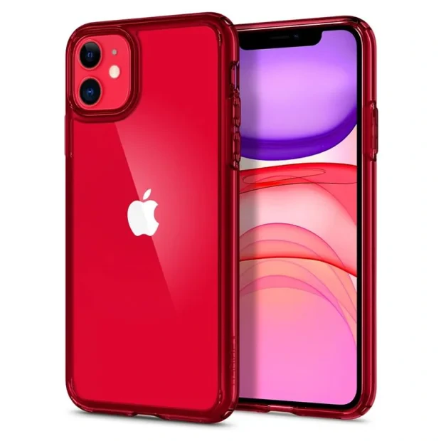 Husa Spigen Ultra Hybrid pentru iPhone 11, Rosu