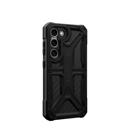 Husa UAG Monarch Fibra de Carbon   Samsung Galaxy S23 Negru