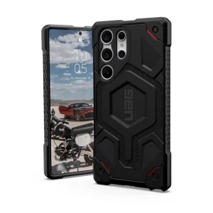 Husa cover UAG Monarch Pro pentru Samsung Galaxy S23 Ultra Kevlar Negru