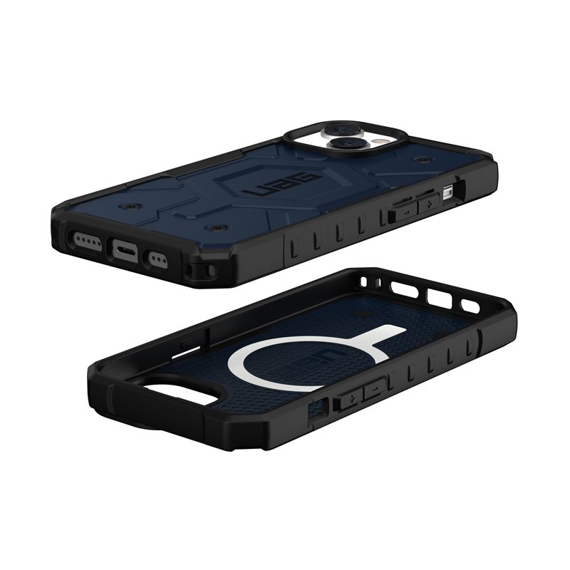Husa UAG Pathfinder MagSafe Mallard  iPhone 14 Albastru thumb