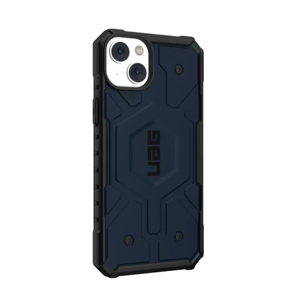 Husa UAG Pathfinder MagSafe Mallard  iPhone 14 Plus Albastru
